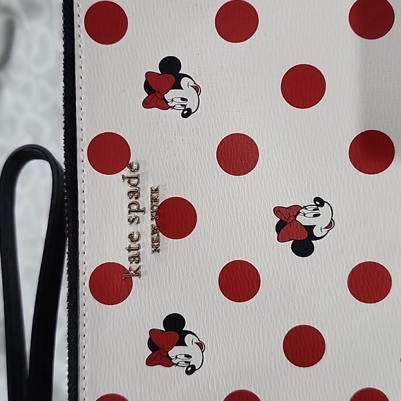 Kate Spade X Disney Minnie Mouse Large Wristlet EUC - Picture 3 of 16